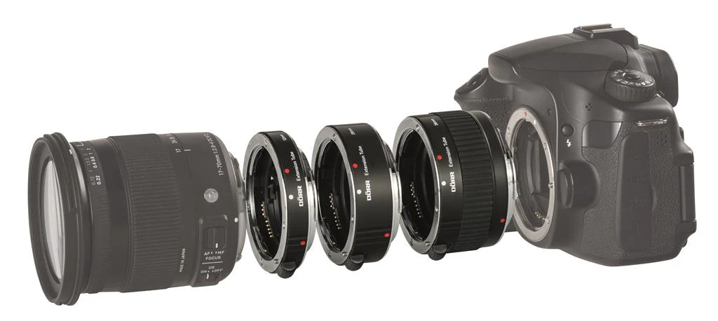 3-teiliger Zwischenringsatz für DSLR & SLR 12, 20, 36mm - Image 16