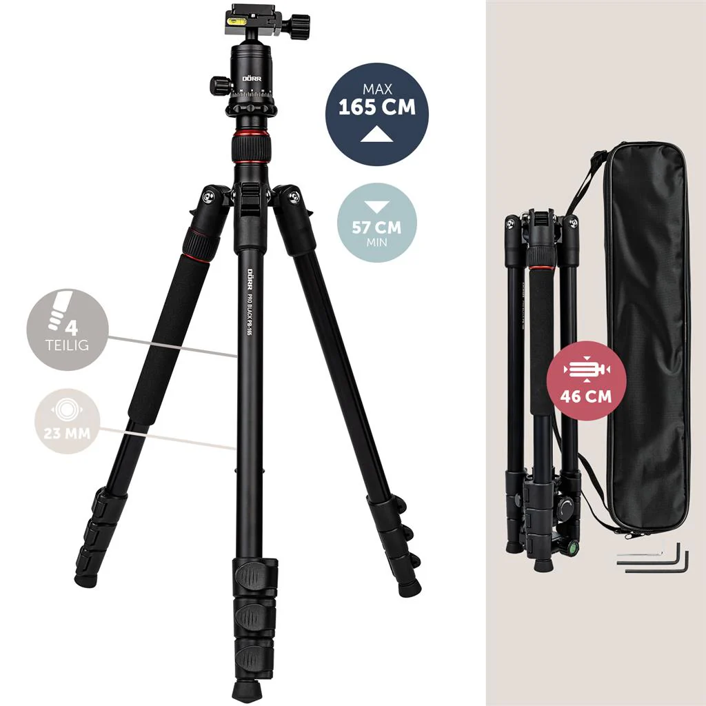 Aluminium Stativ Pro Black - Image 2