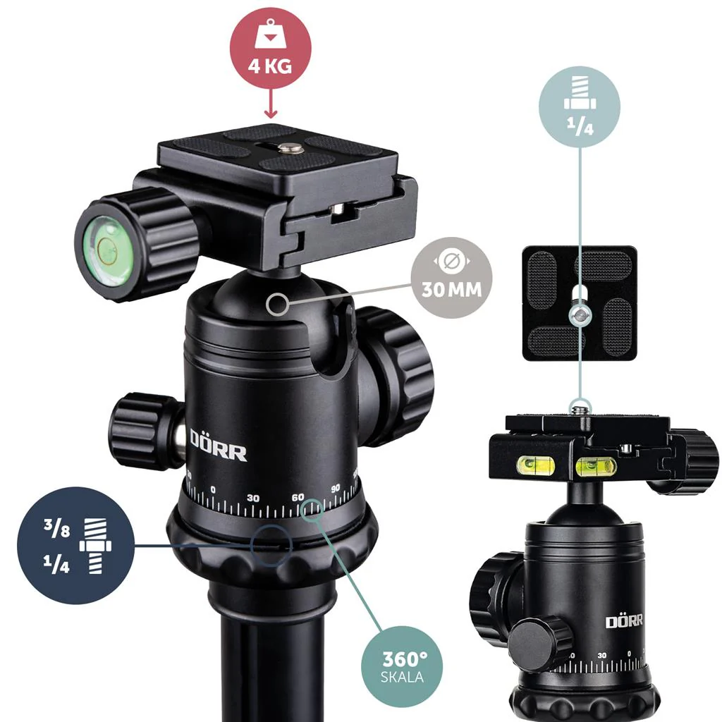 Aluminium Stativ Pro Black - Image 4