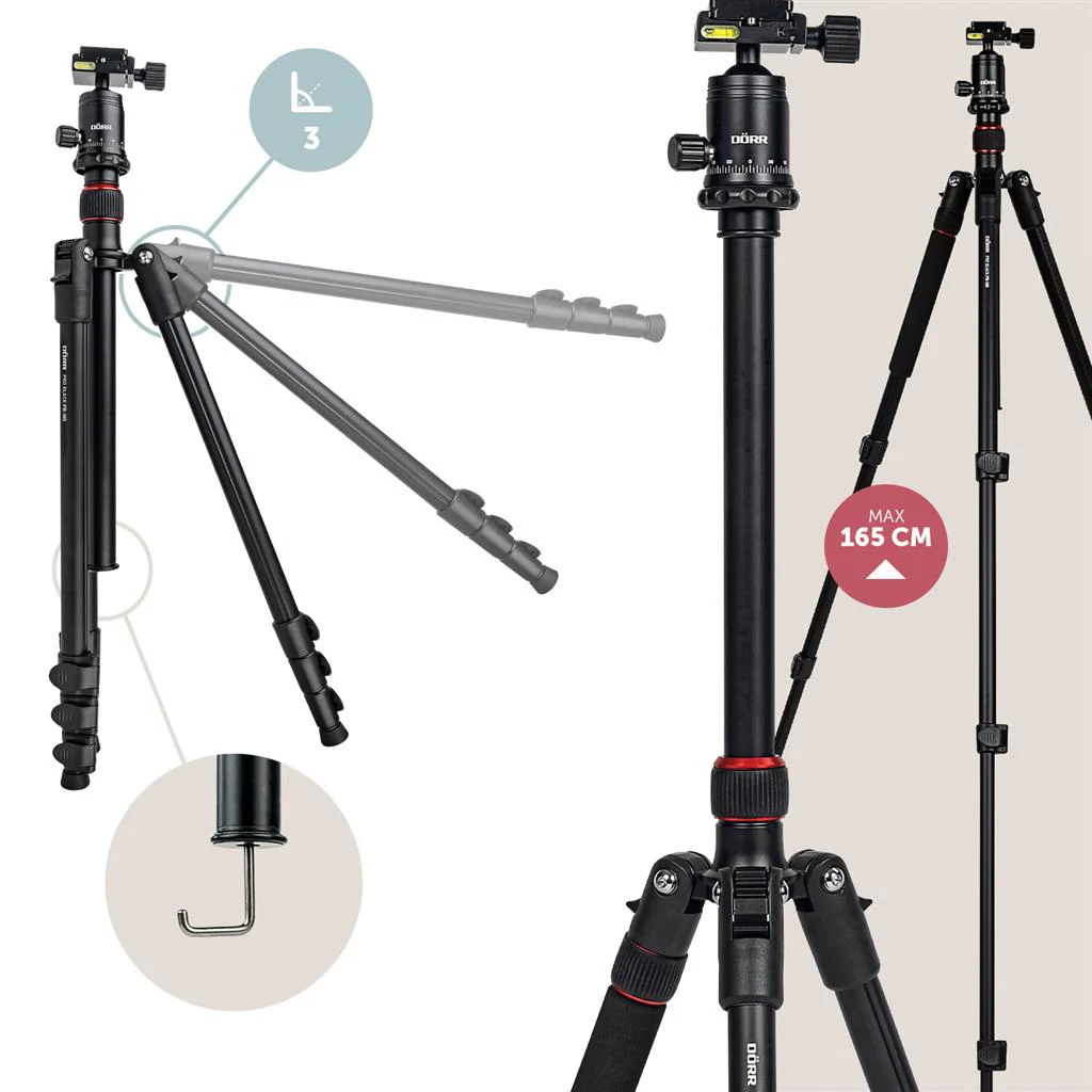 Aluminium Stativ Pro Black - Image 5