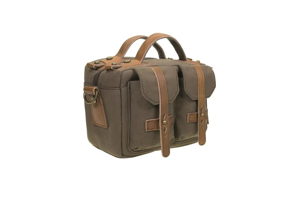 Fototasche Arizona Large braun mit Leder - Image 4