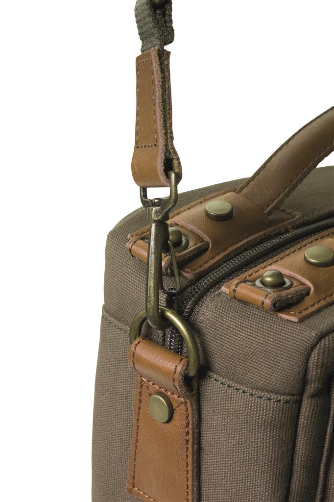 Fototasche Arizona Large braun mit Leder - Image 9