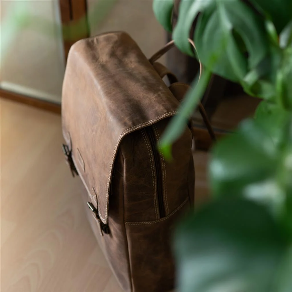 Leder Rucksack Kapstadt cognac - Image 16