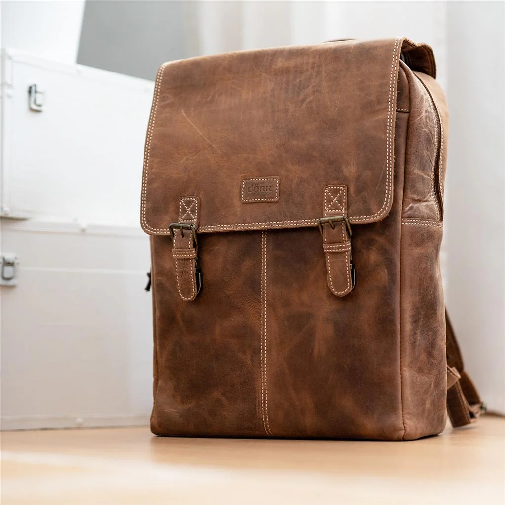 Leder Rucksack Kapstadt cognac - Image 4