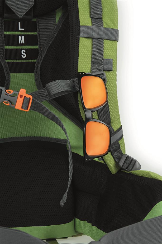 Rucksack Outdoor Pro 65 + Pro 15 grün - Image 10