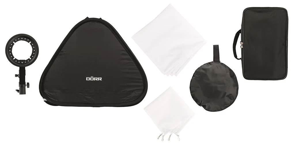 Square Softbox Kit SBK-60S 60x60cm für Sys.blitze - Image 11