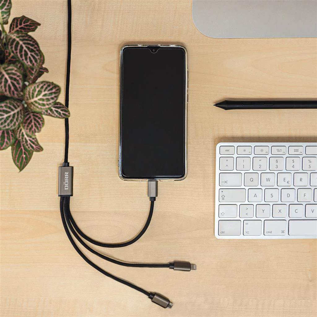 USB Ladekabel 3-in-1 35 cm - Image 3