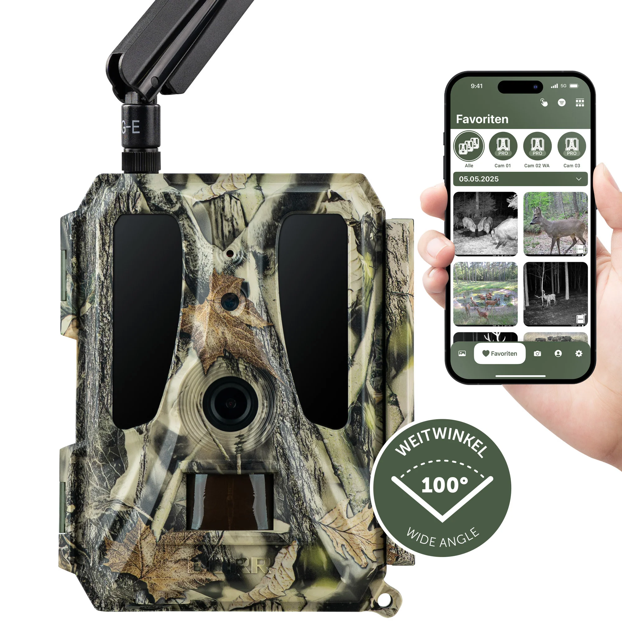 Wildkamera Cloud Pro 4G - Simlockfrei, APP, Akku- & Batteriebetrieb - Image 10