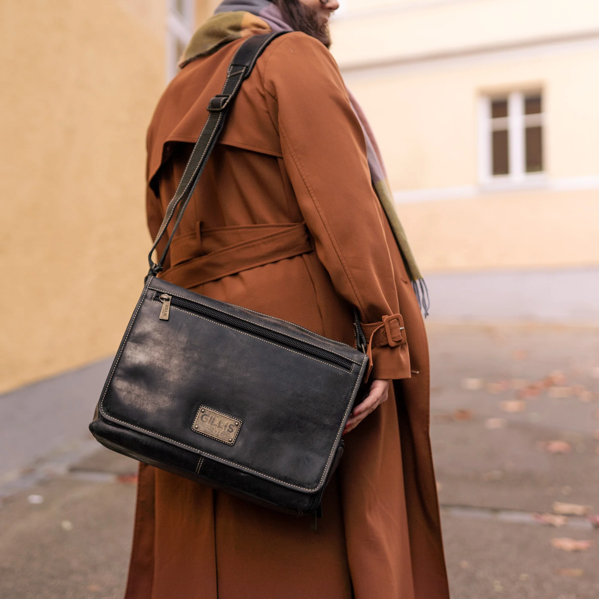 Leder Messengertasche Trafalgar - Image 21