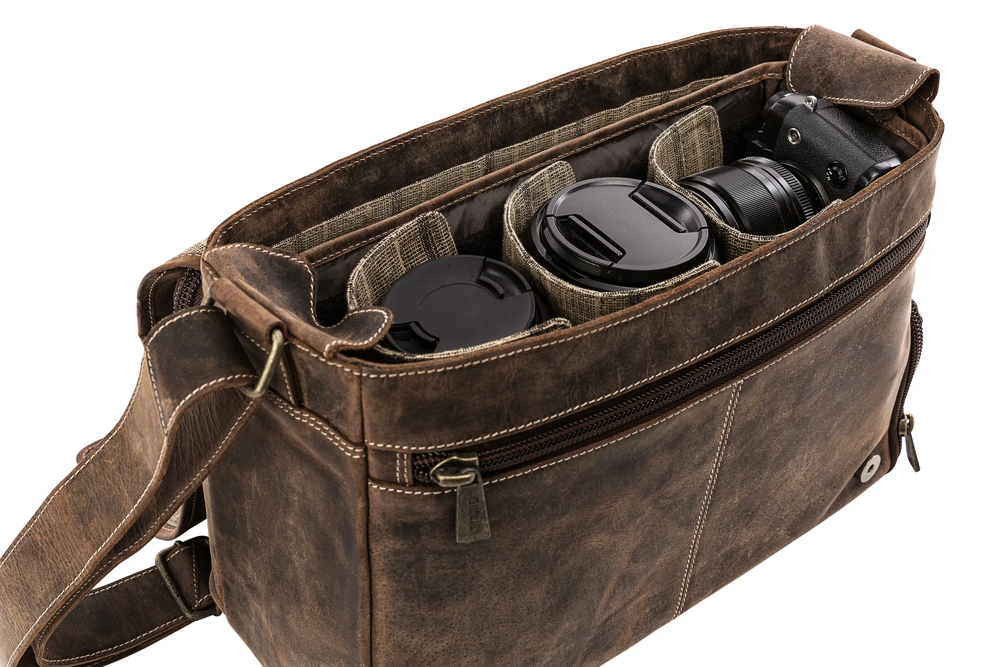Leder Messengertasche Trafalgar - Image 9