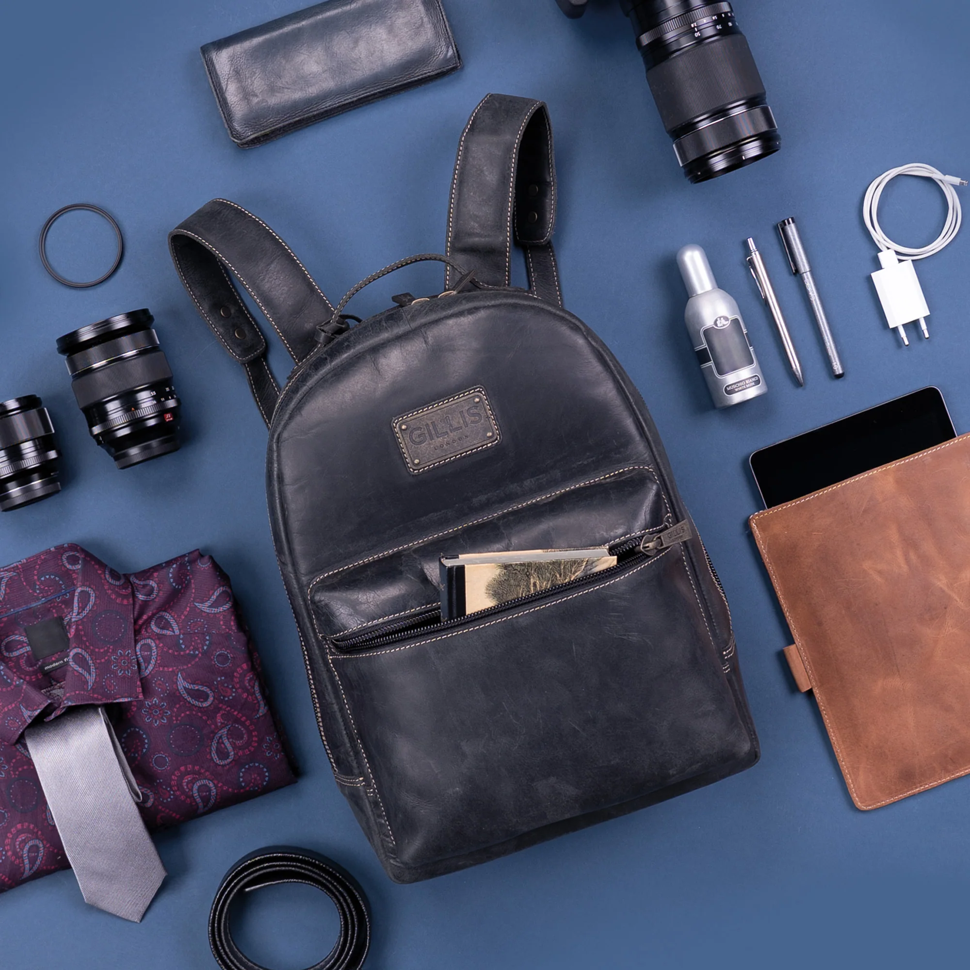 Leder Rucksack Trafalgar I - Image 19