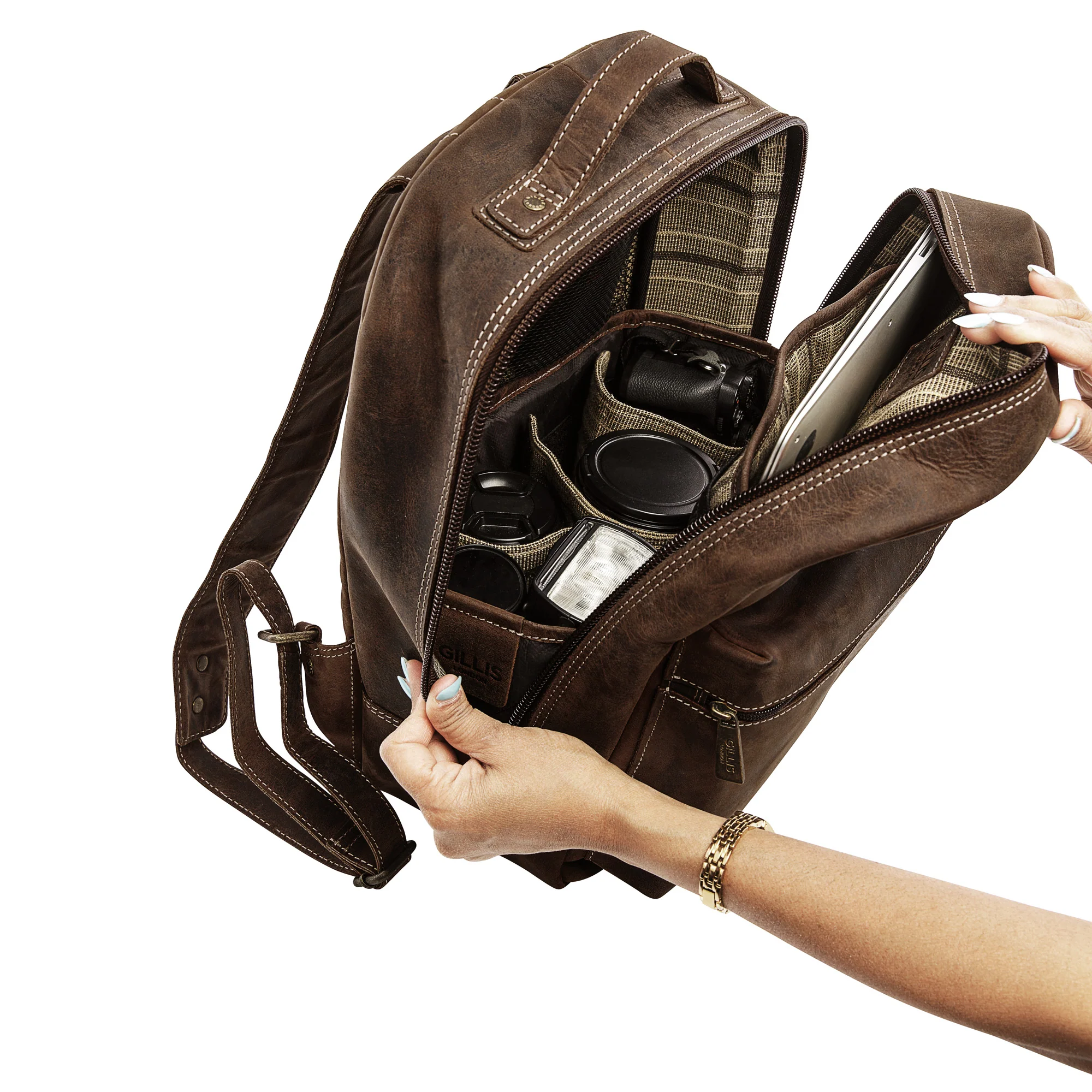 Leder Rucksack Trafalgar I - Image 2