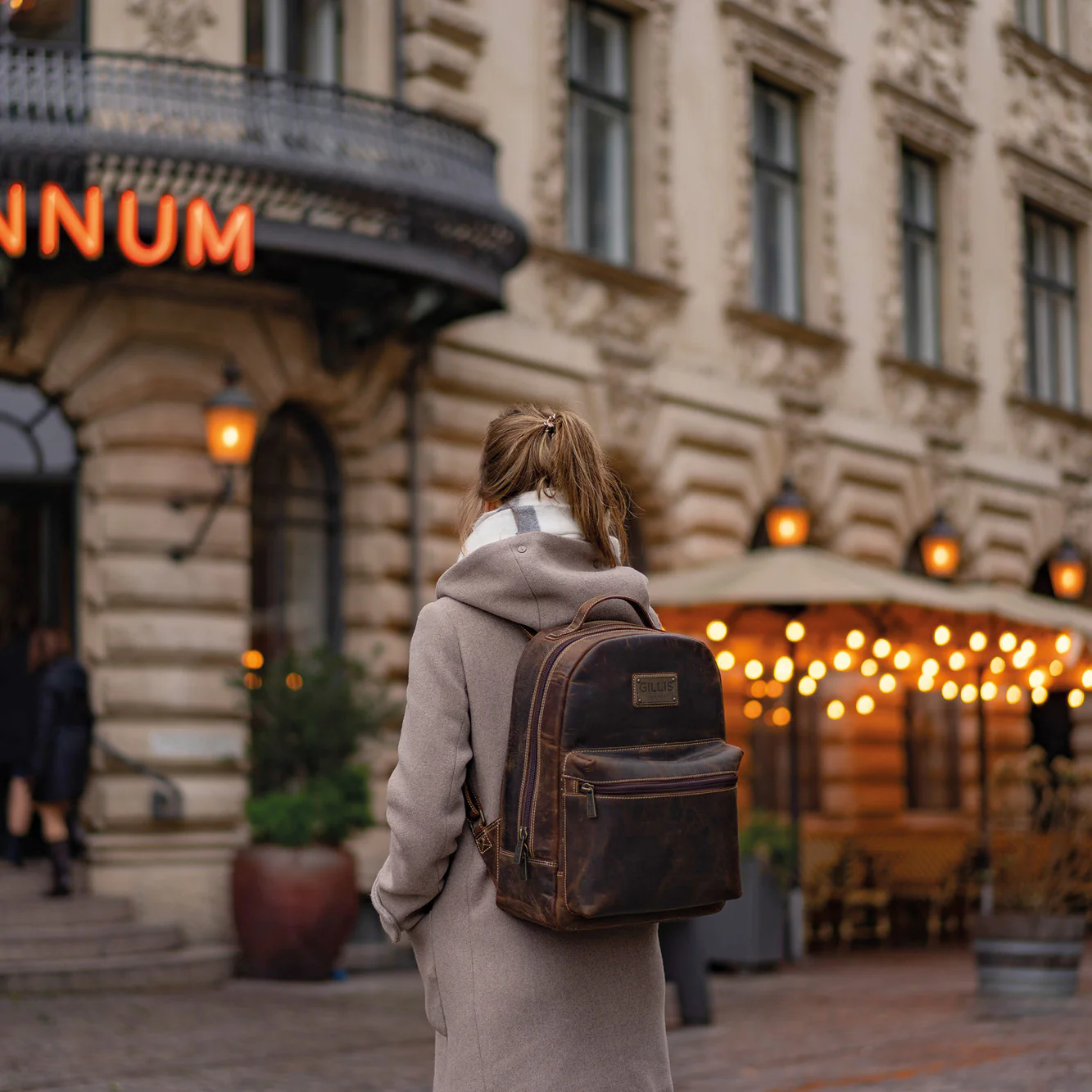 Leder Rucksack Trafalgar I - Image 3