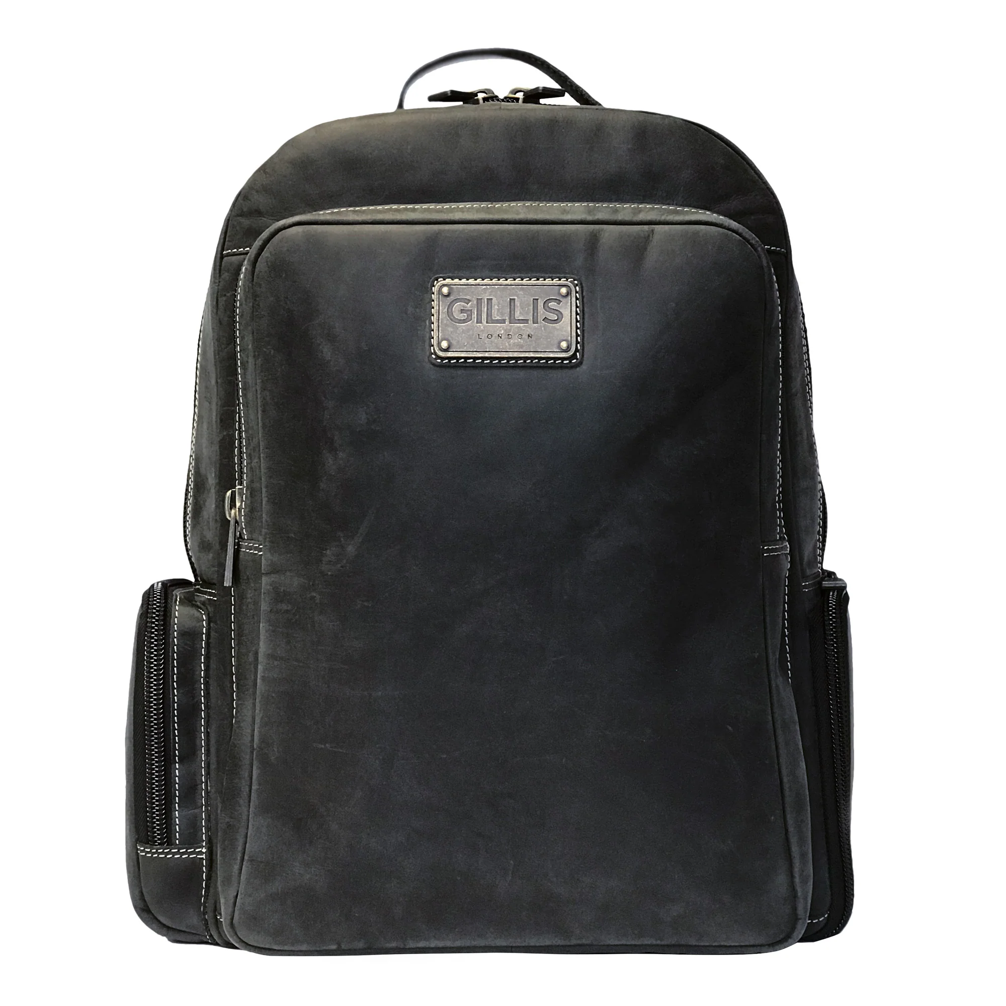 Leder Rucksack Trafalgar II vintage black