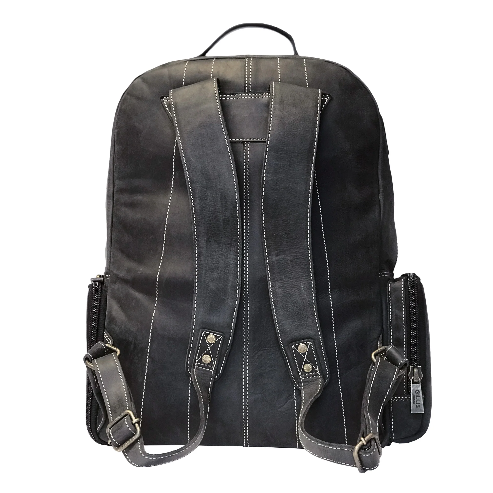 Leder Rucksack Trafalgar II vintage black - Image 4