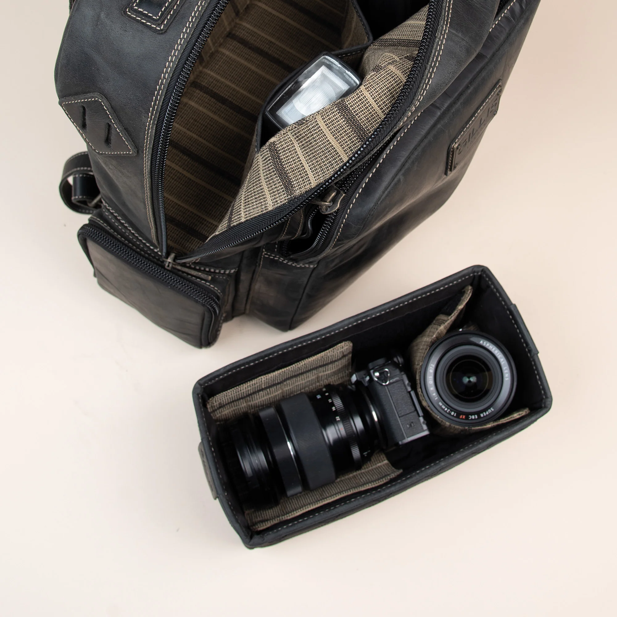 Leder Rucksack Trafalgar II vintage black - Image 6