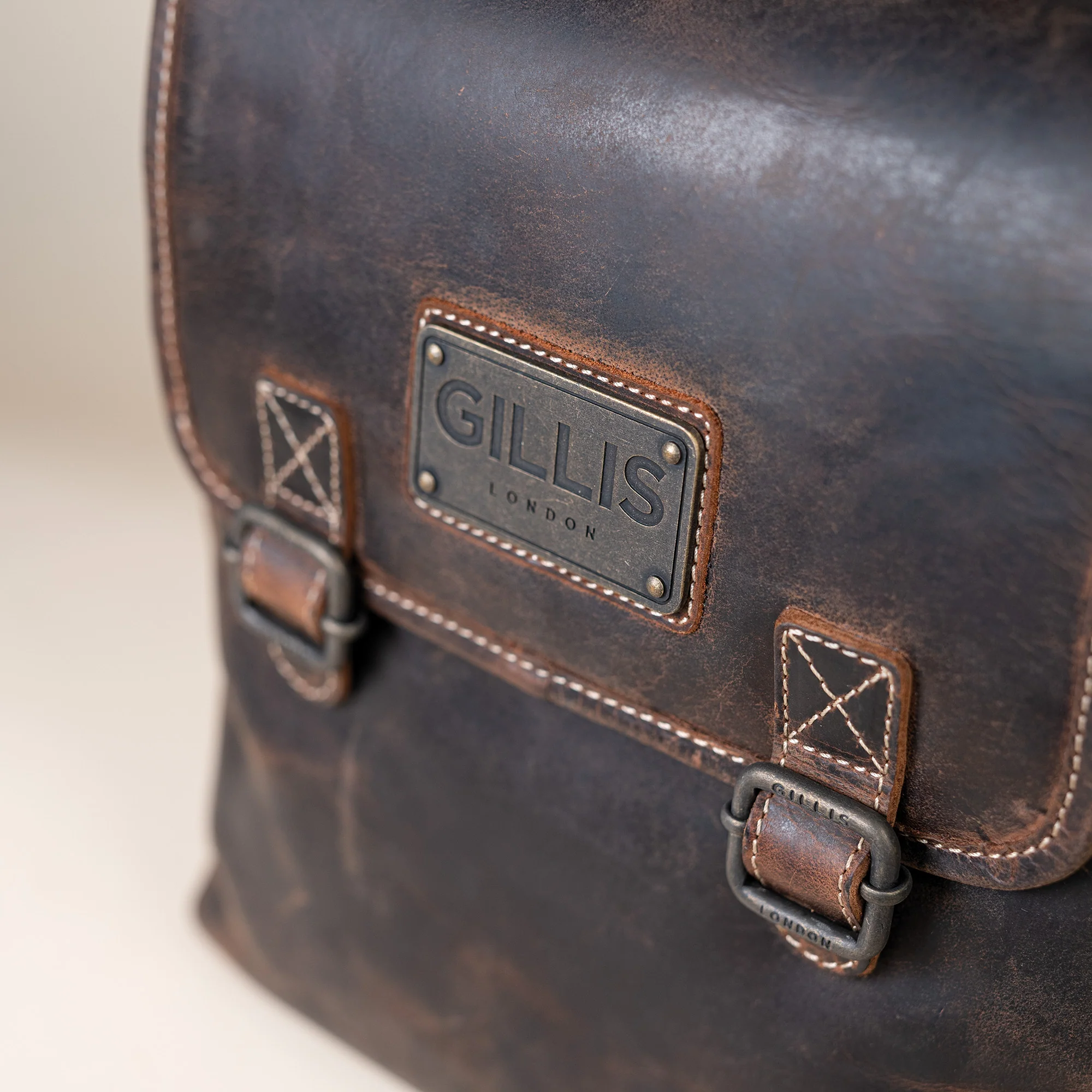 Leder Rucksack Trafalgar Knapsack - Image 10