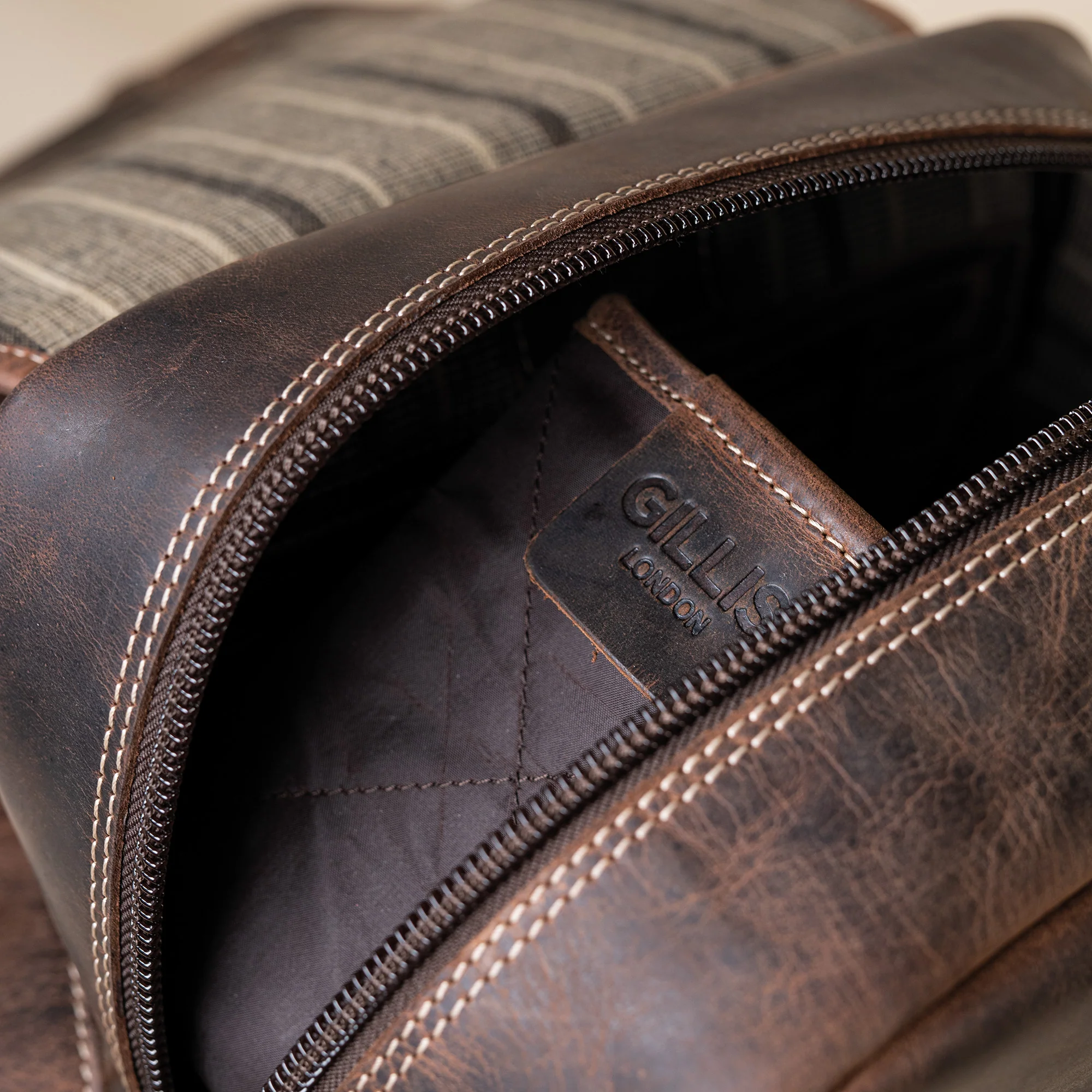 Leder Rucksack Trafalgar Knapsack - Image 14