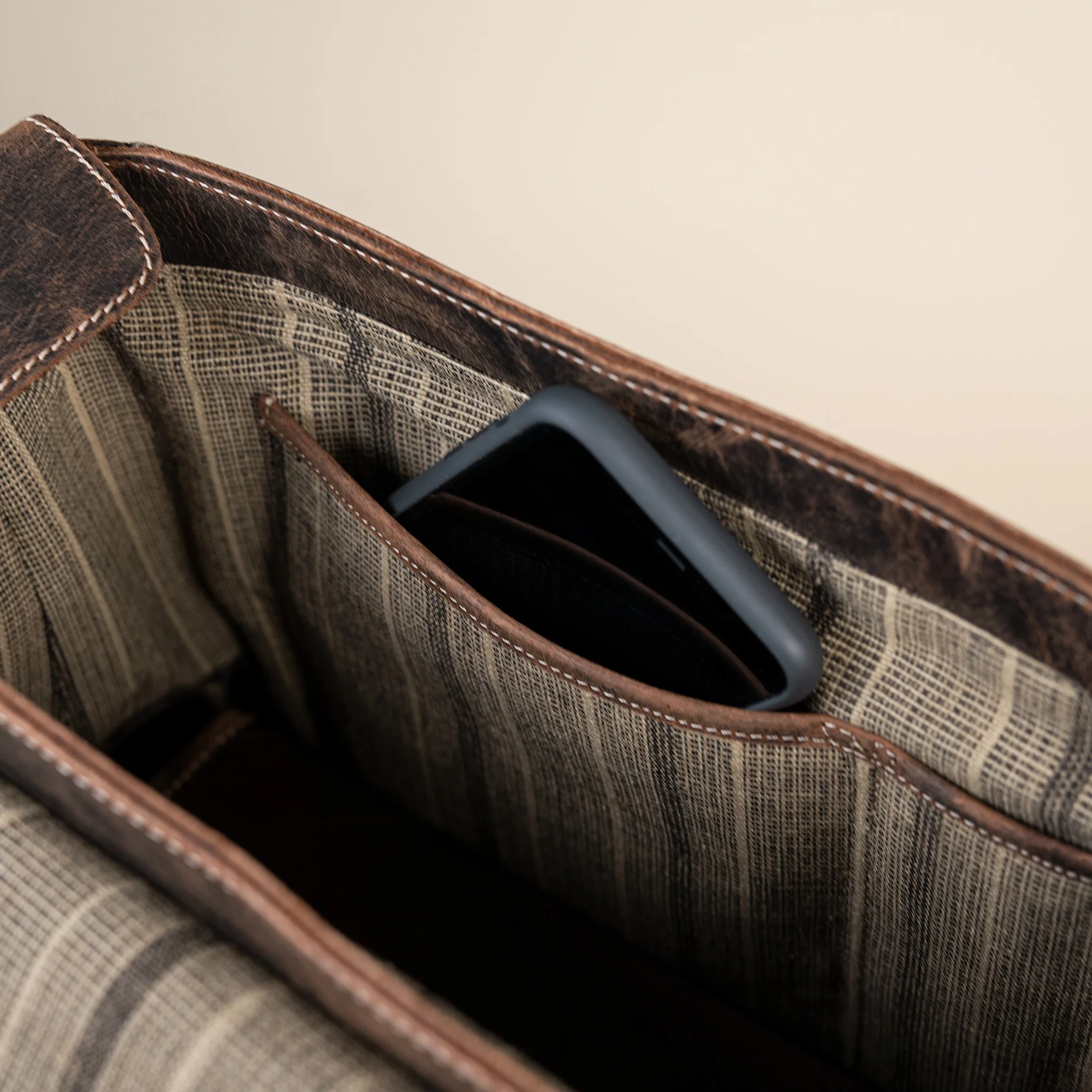 Leder Street-Messenger-Bag Trafalgar - Image 10