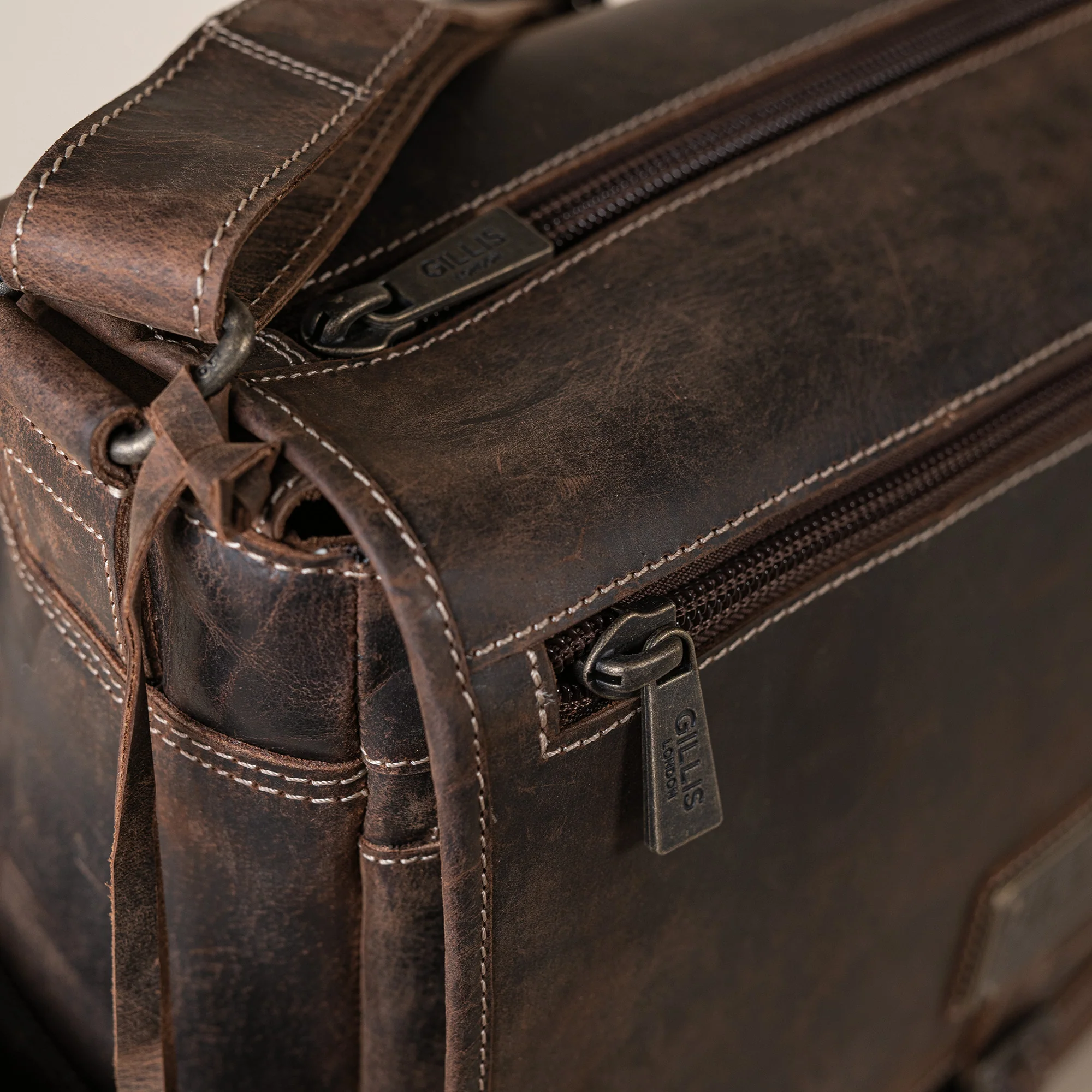 Leder Street-Messenger-Bag Trafalgar - Image 13