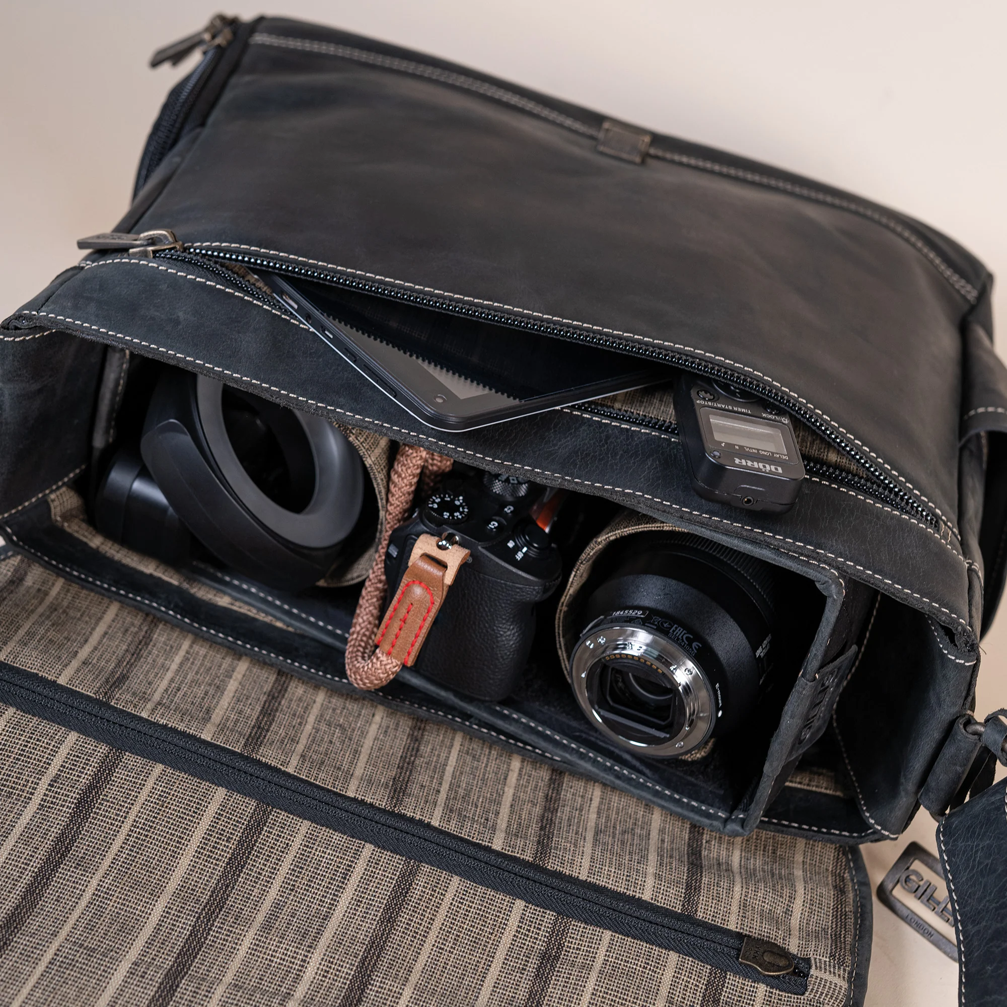 Leder Street-Messenger-Bag Trafalgar - Image 23