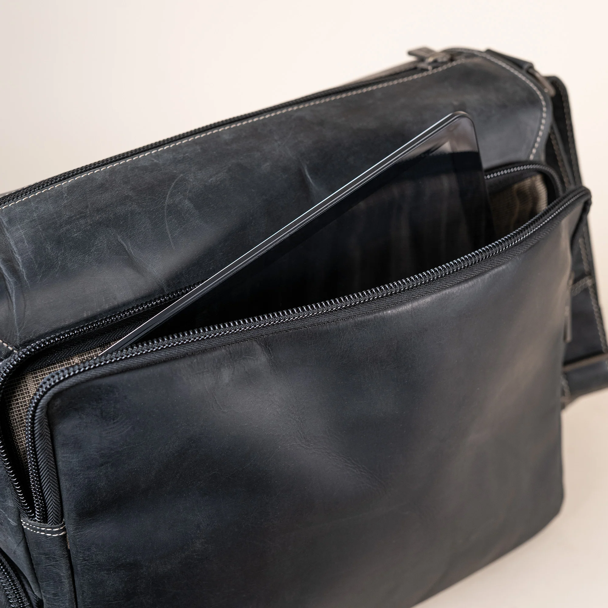 Leder Street-Messenger-Bag Trafalgar - Image 30