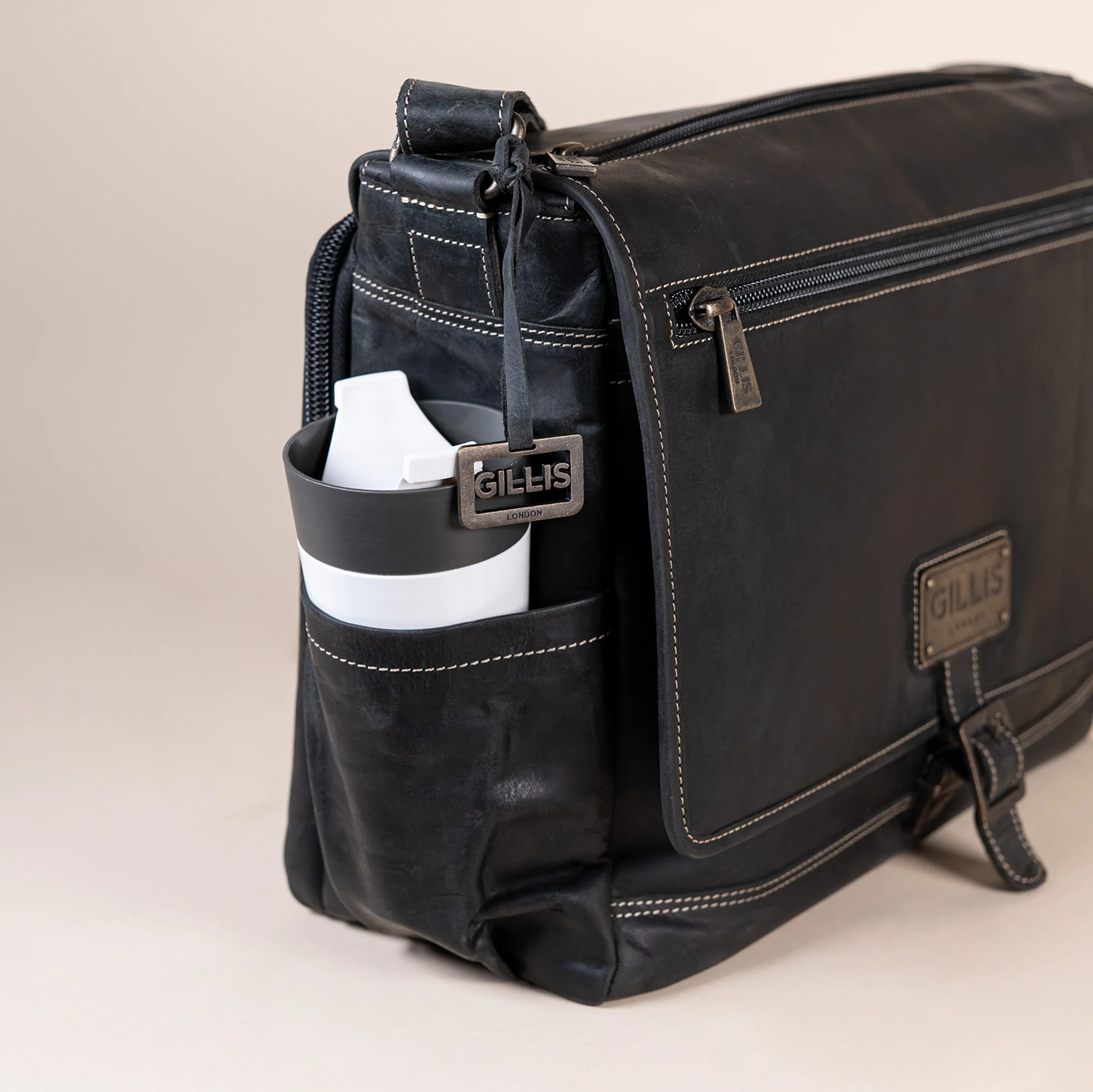 Leder Street-Messenger-Bag Trafalgar - Image 31