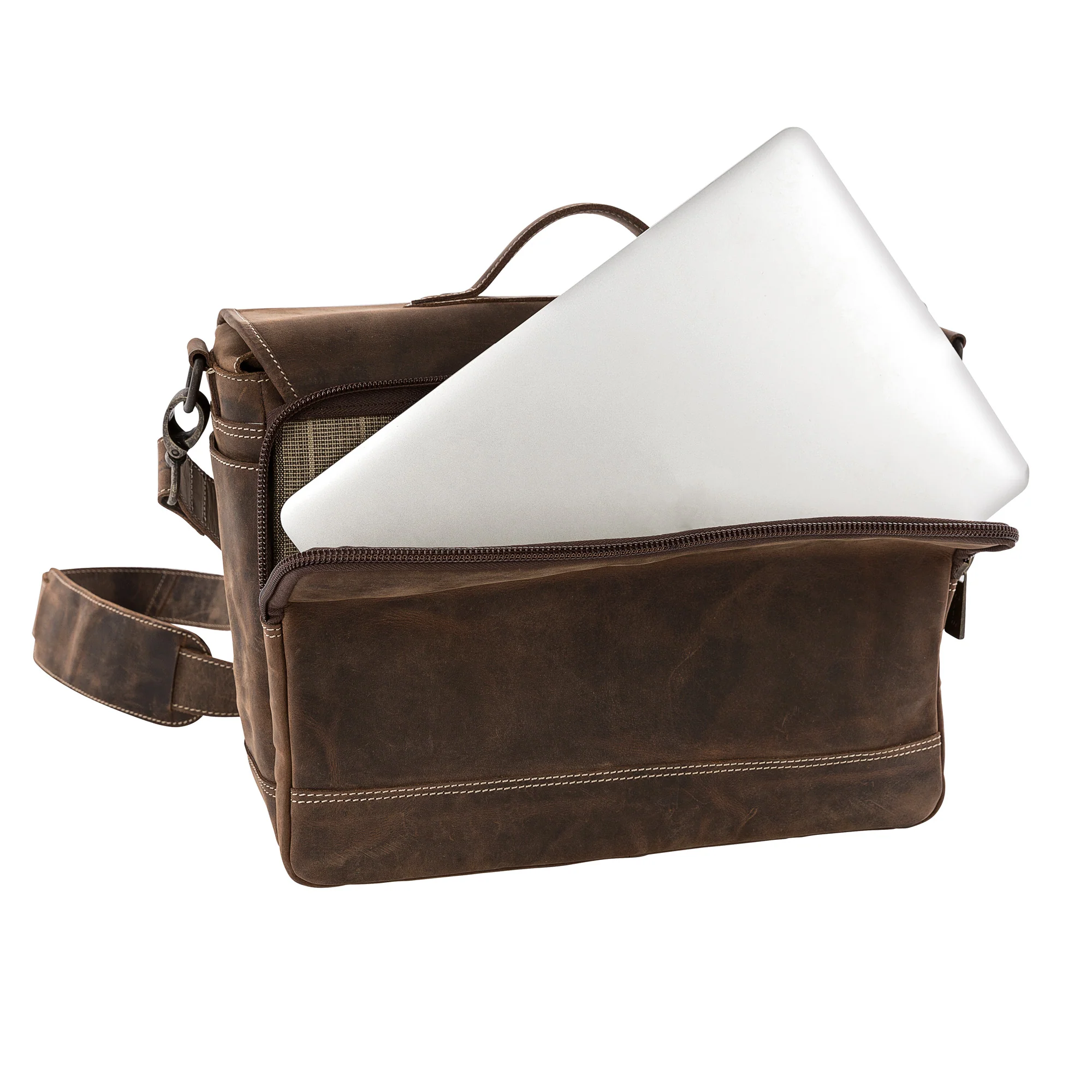 Leder Tasche Trafalgar Attaché - Image 10