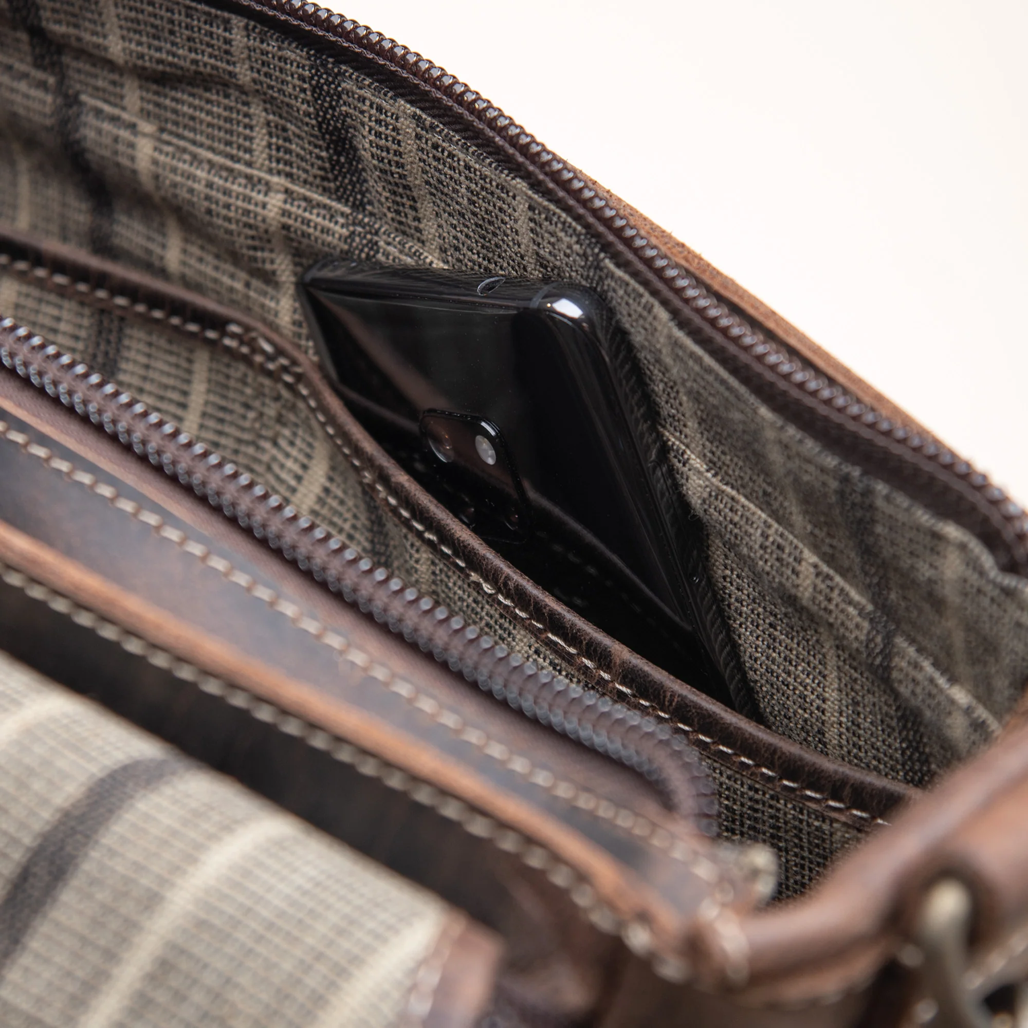 Leder Tasche Trafalgar Attaché - Image 14