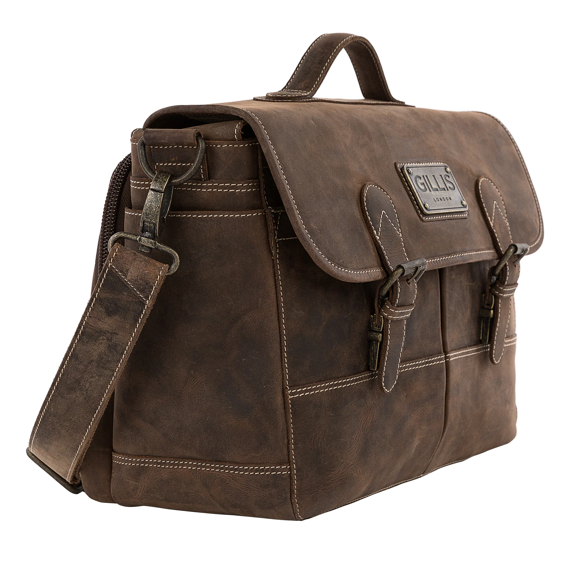 Leder Tasche Trafalgar Attaché - Image 2
