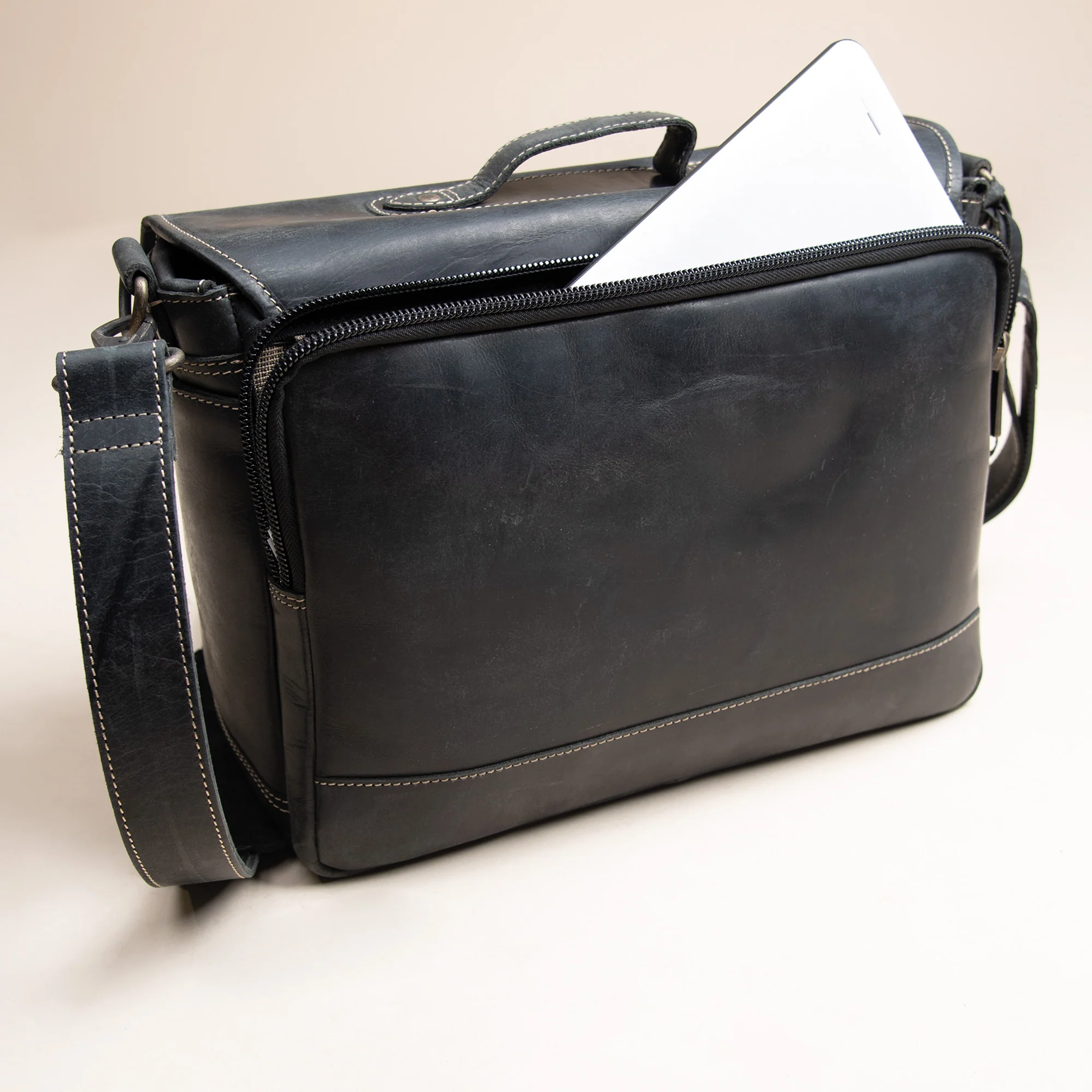 Leder Tasche Trafalgar Attaché - Image 26