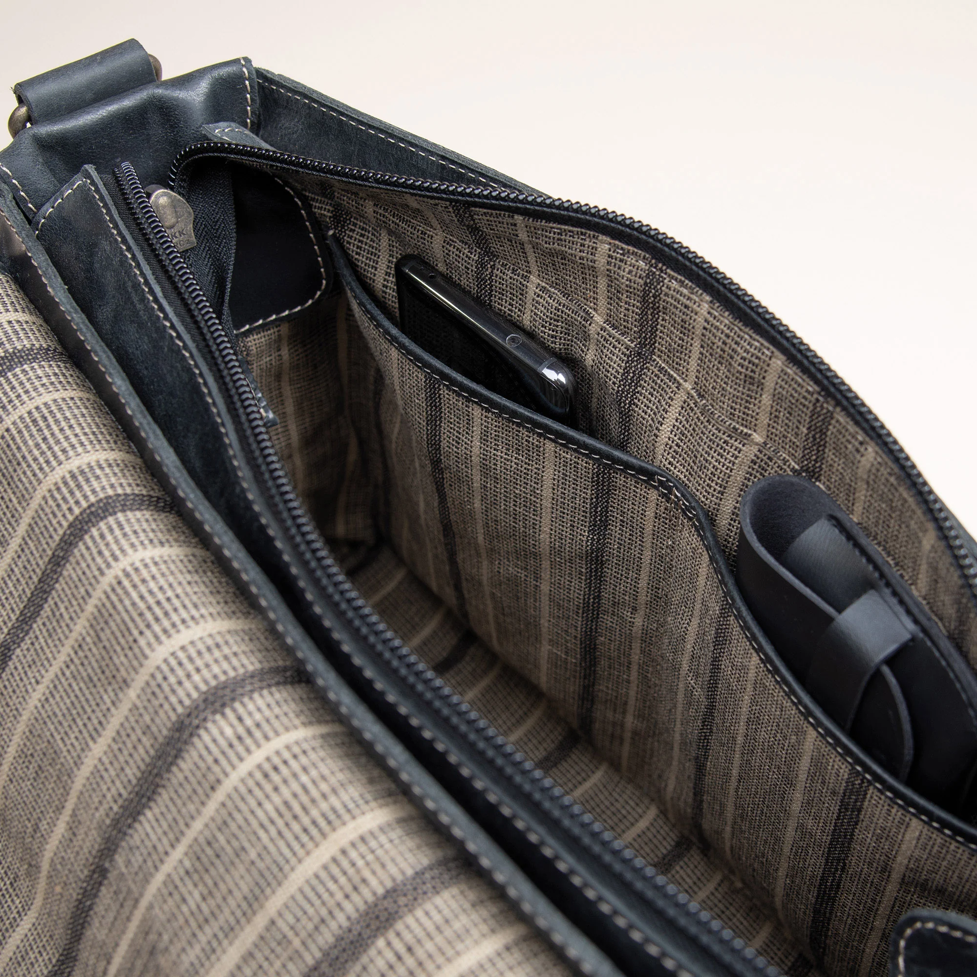 Leder Tasche Trafalgar Attaché - Image 30