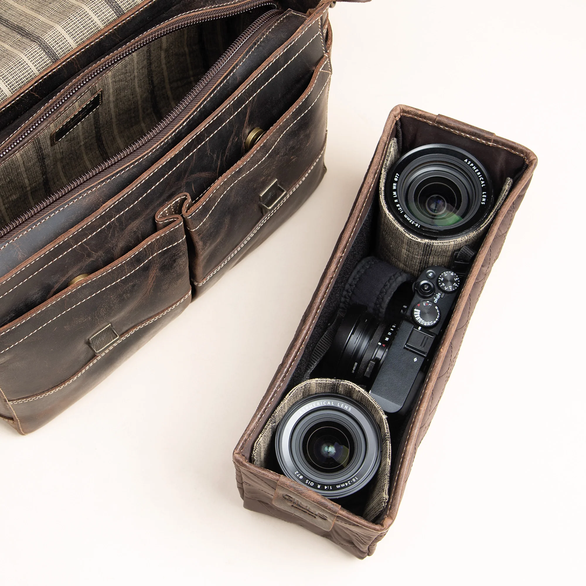 Leder Tasche Trafalgar Attaché - Image 8