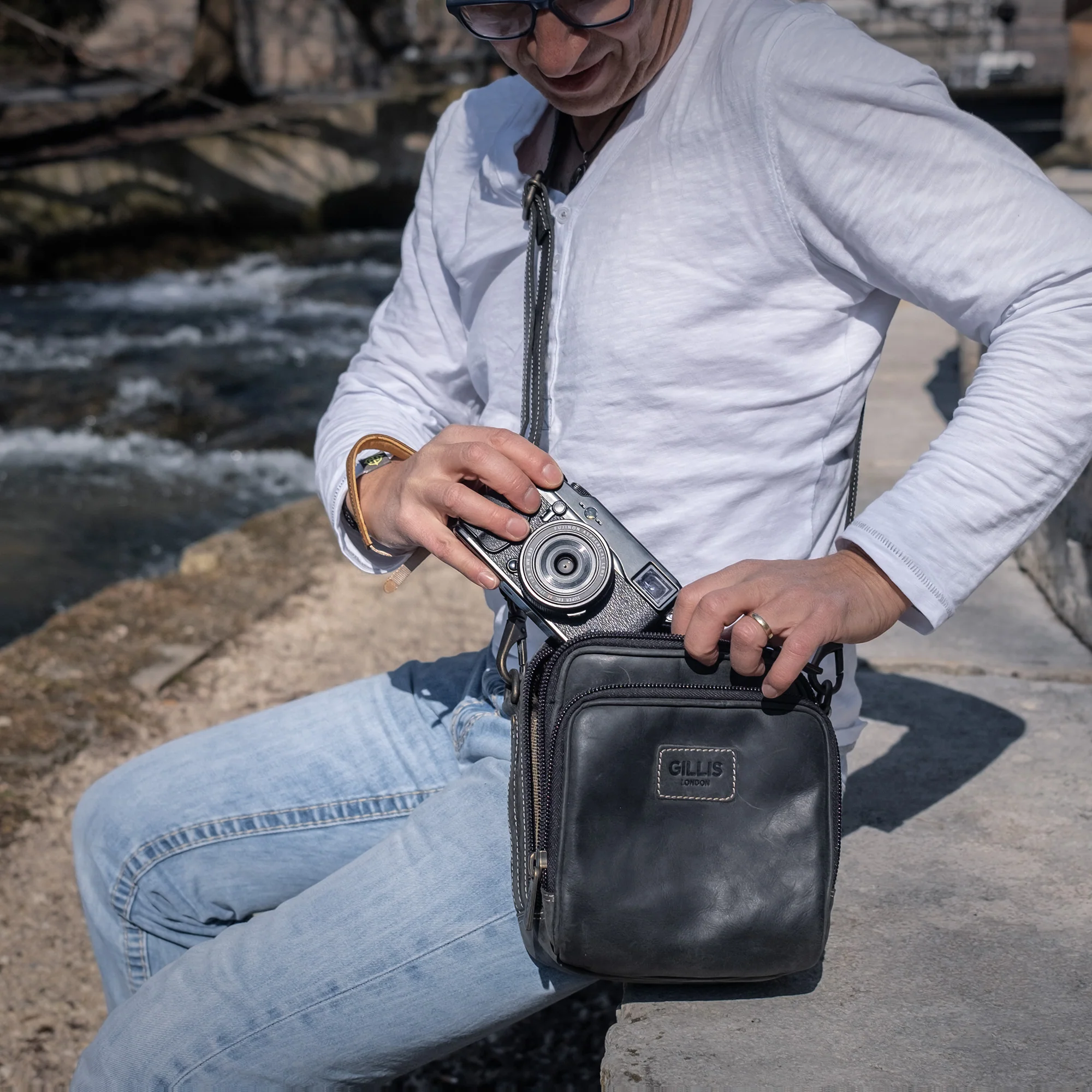 Leder Tasche Trafalgar Hands-Free - Image 16