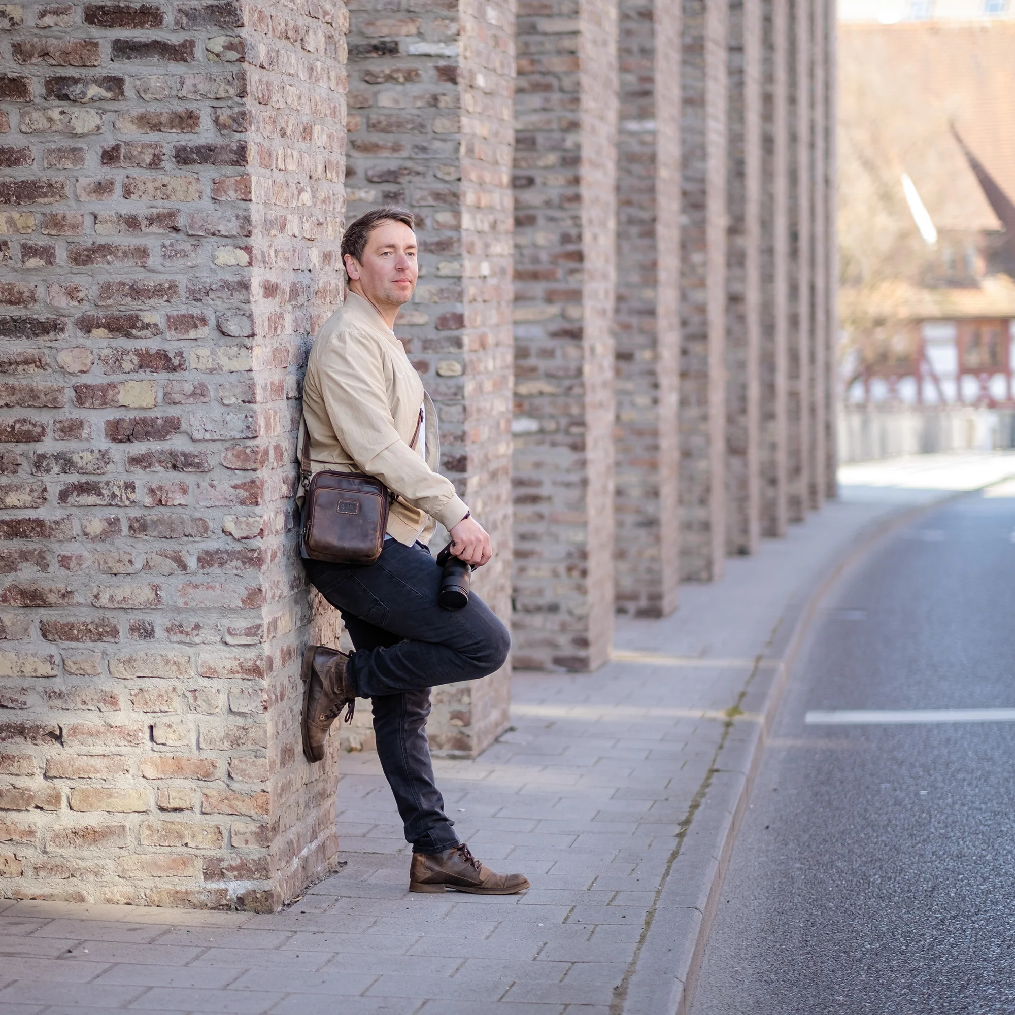 Leder Tasche Trafalgar Hands-Free - Image 4
