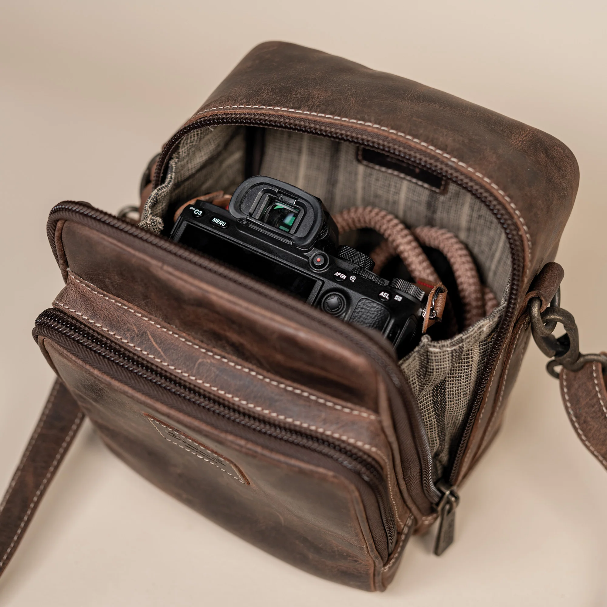 Leder Tasche Trafalgar Hands-Free - Image 7