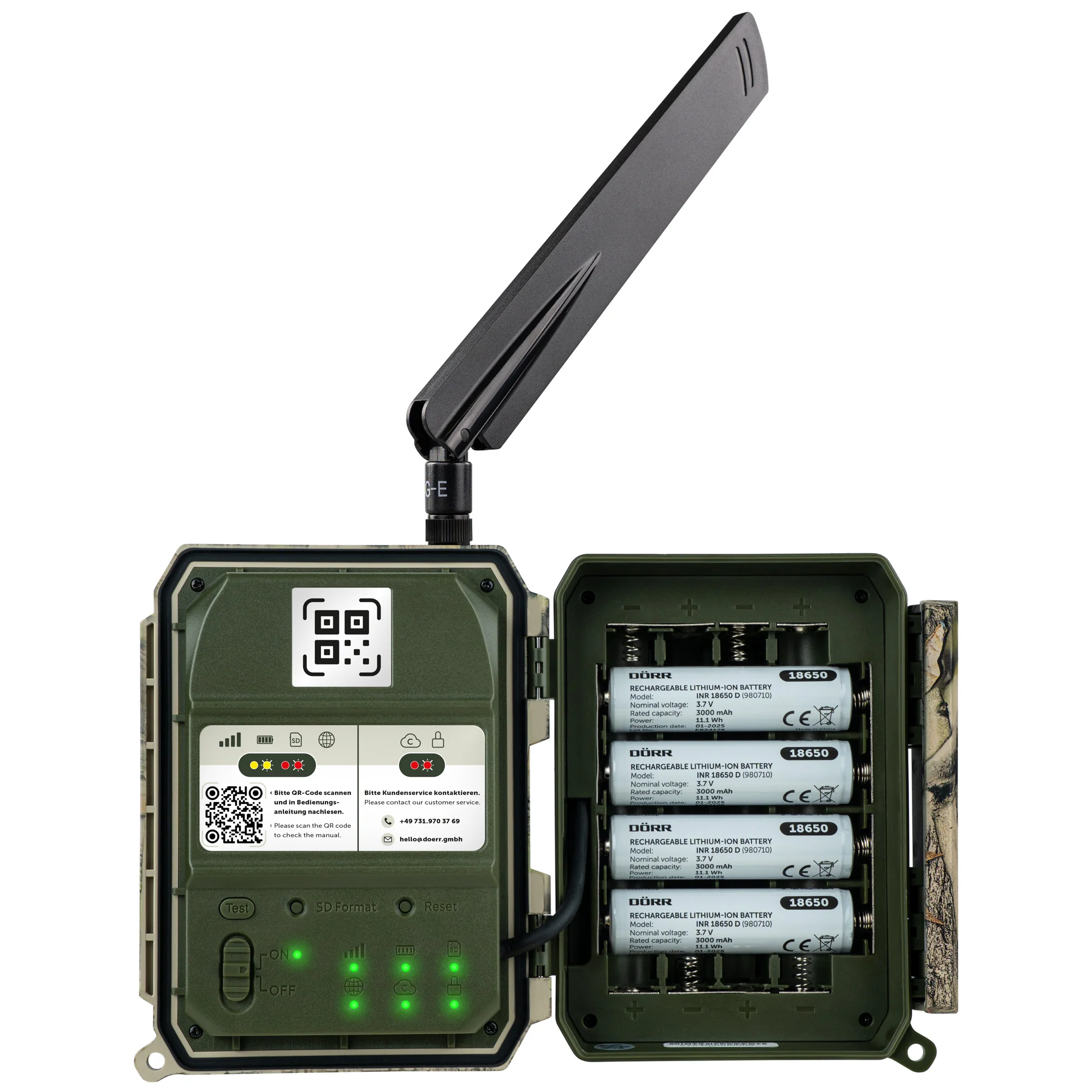 Lithium-Ionen Akku 18650 3.7V 3000mAh 4-er Pack - Image 4