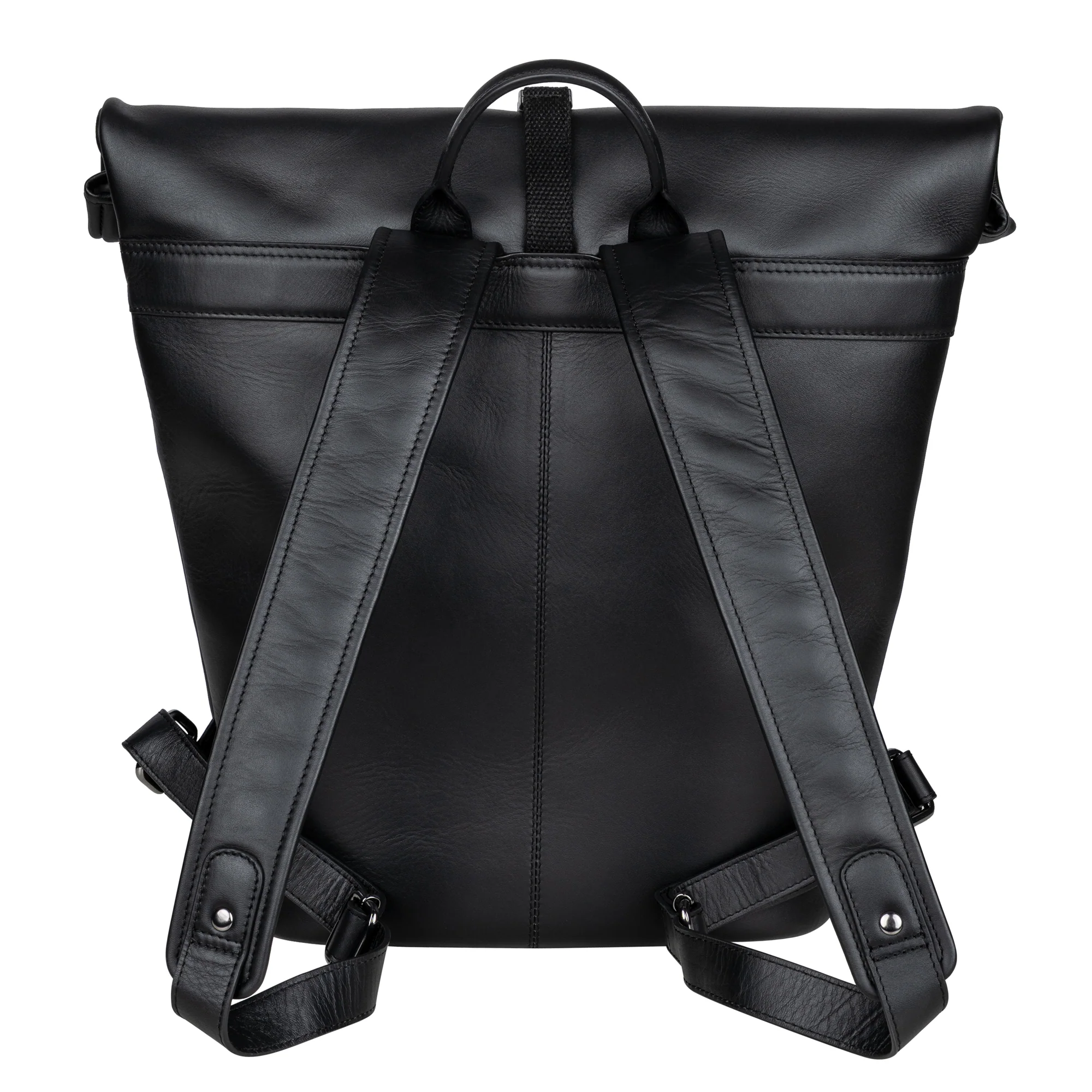 MANTA Echtleder Rolltop Rucksack mit 16-Zoll Laptopfach - Image 6