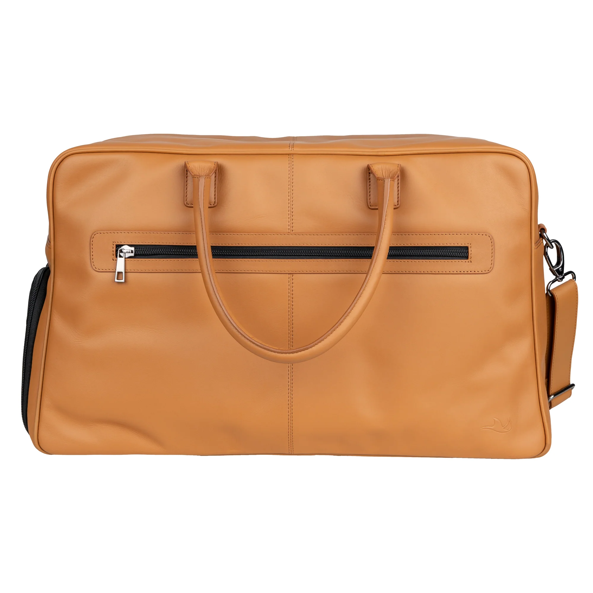 MANTA Echtleder Weekender mit Schuhfach & 16-Zoll Laptopfach - Image 10
