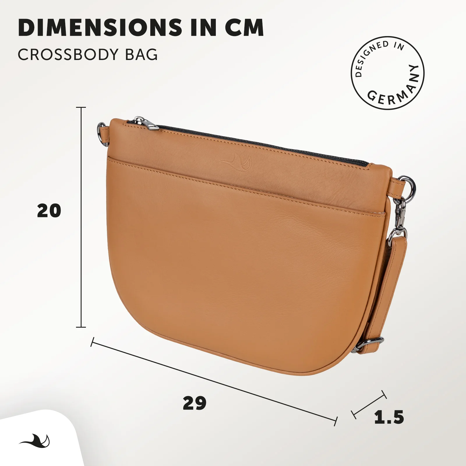 MANTA Echtleder Crossbody Bag - lässige Umhängetasche & Clutch - Image 27